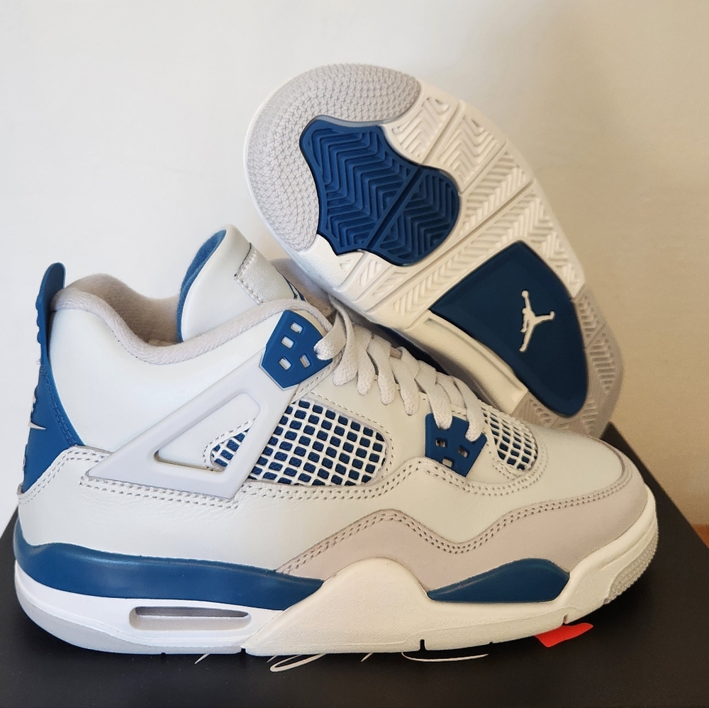 Air Jordan 4 Retro Industrial "Military" Blue sz 5y